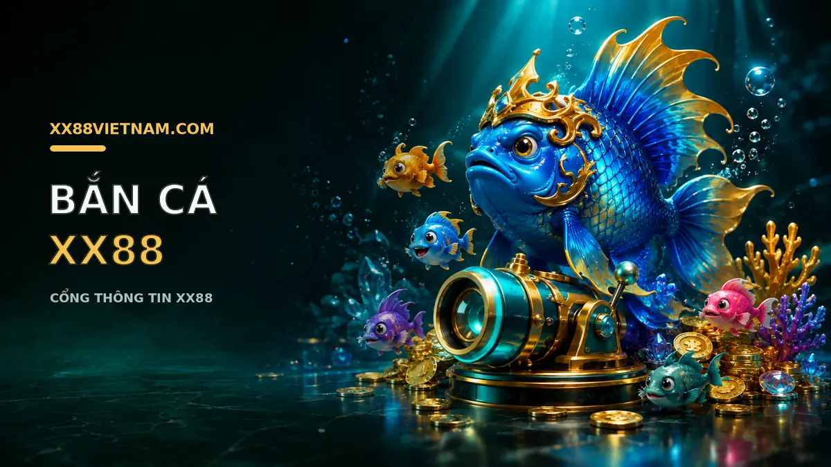 Thế giới đại dương minh họa cho trò chơi Bắn Cá XX88