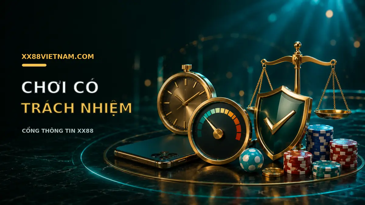 Đồng hồ, giới hạn ngân sách và lá chắn minh họa cho chơi có trách nhiệm