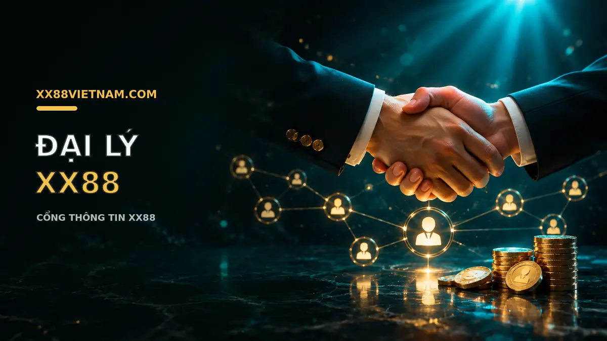 Hình ảnh bắt tay minh họa cho chương trình Đại Lý XX88